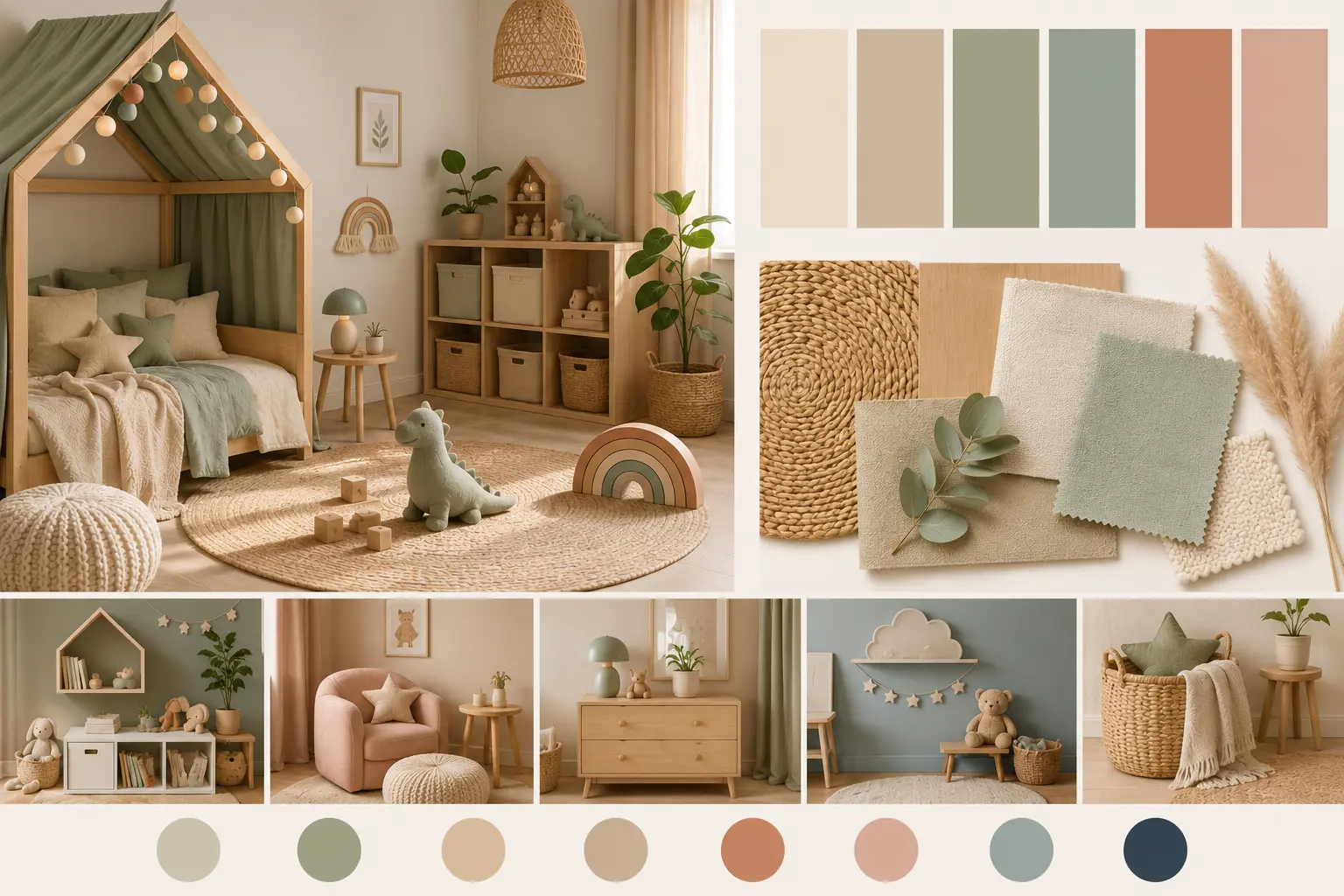 Aktuelle Trends fürs Kinderzimmer – Farben, Materialien, Stile